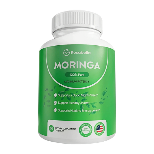 Moringa Capsules – 800mg Pure Moringa Powder Supplement – 60 Capsules for Natural Energy, Immune System, Skin & Gut Health Support, Green Antioxidant Superfood, Essential Vitamins & Amino Acids
